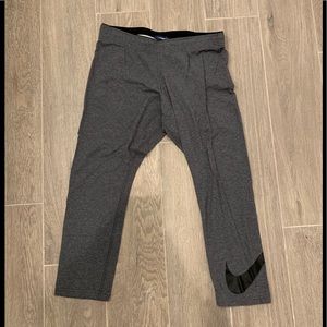 Nike cotton cropped leggings